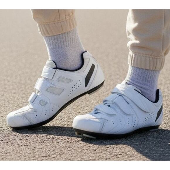 Serfas Cycling Shoes Women White/Blk Trim Coolflow PTF Sz 38/ 7.5US - Picture 11 of 12